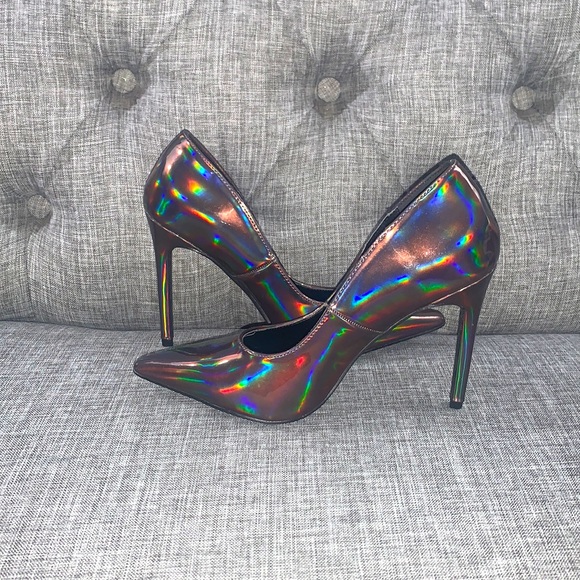 Dolls Kill Holographic Heels - Picture 3 of 6